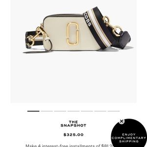 Marc jacobs snap shot bag